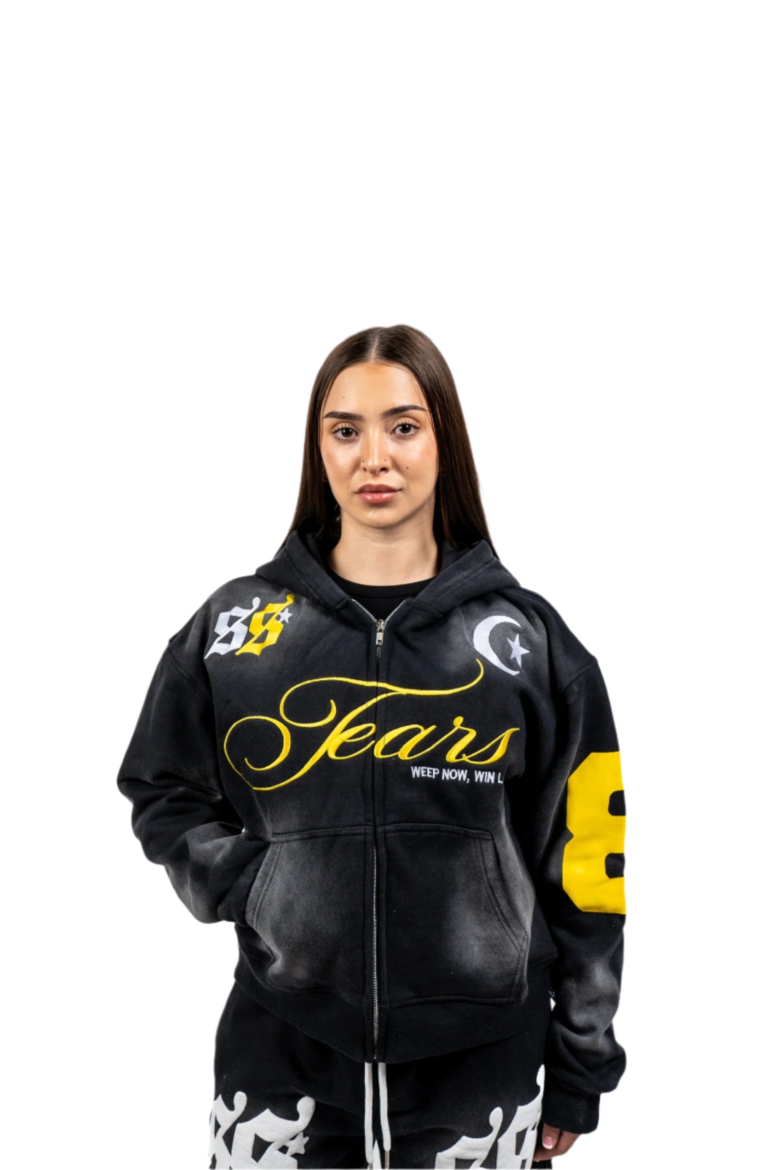 TEARS Zip Hoodie (GOLD)