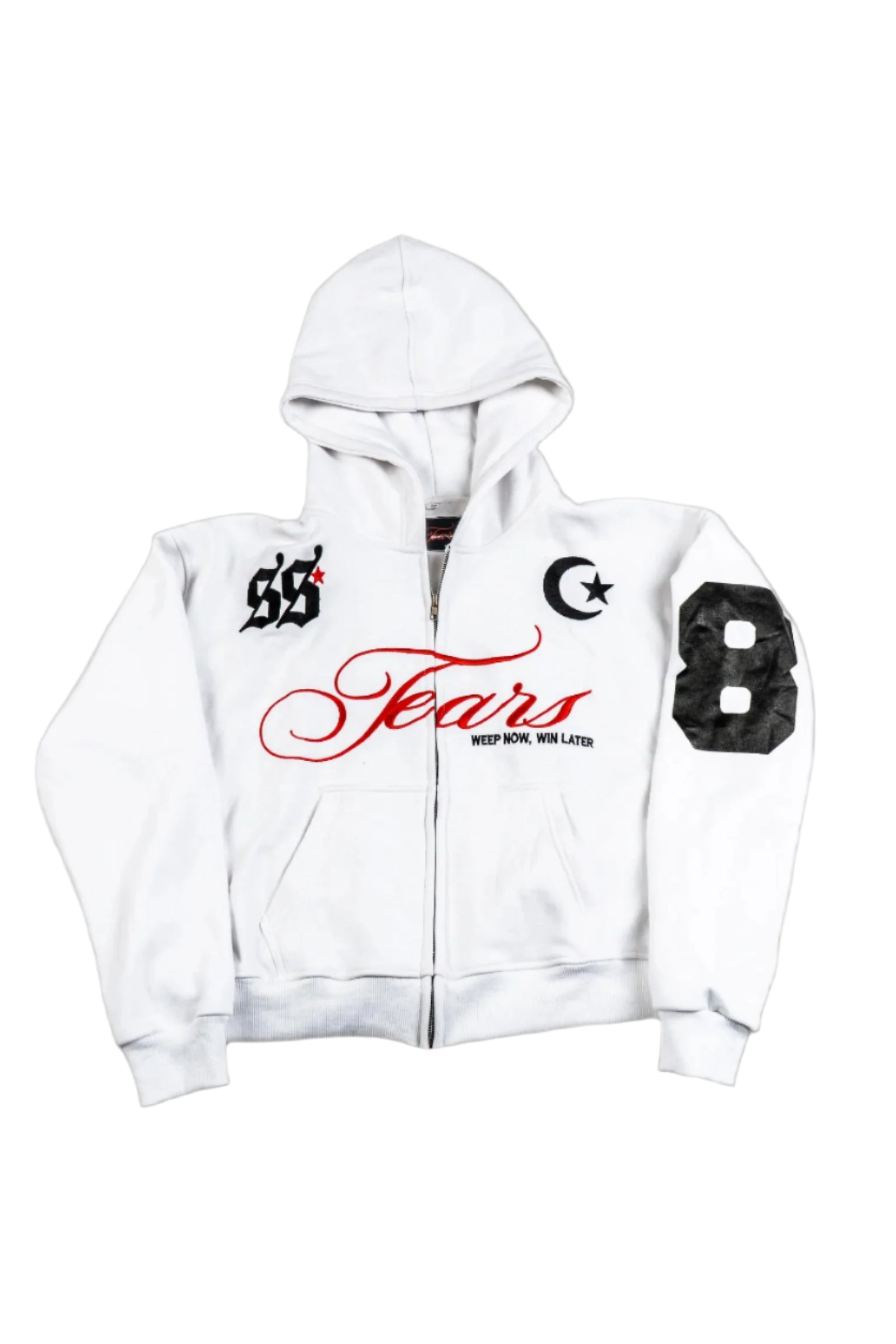 TEARS Zip Hoodie (PABLO WHITE)