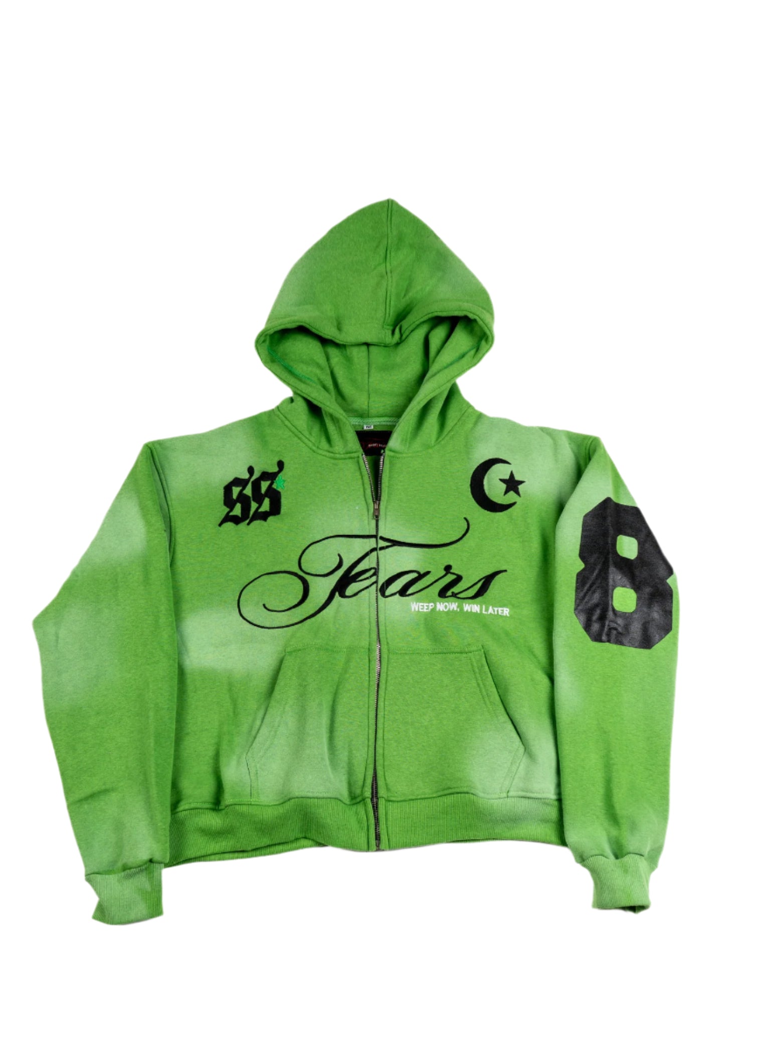 TEARS Zip Hoodie (JADE GREEN)