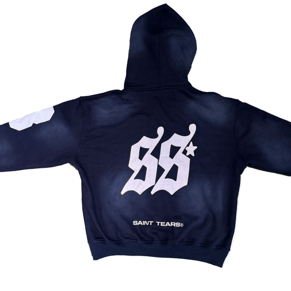 TEARS Zip Hoodie (NAVY BLUE) LIMITED