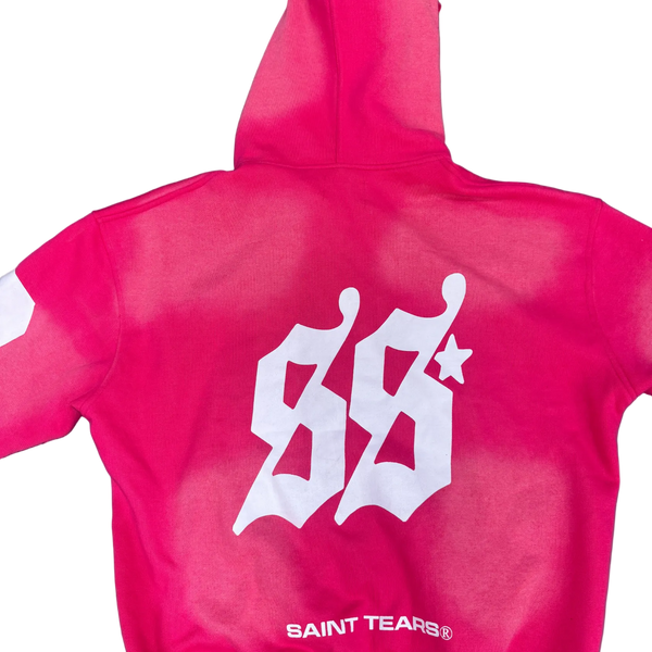 TEARS Zip Hoodie (PINK) LIMITED