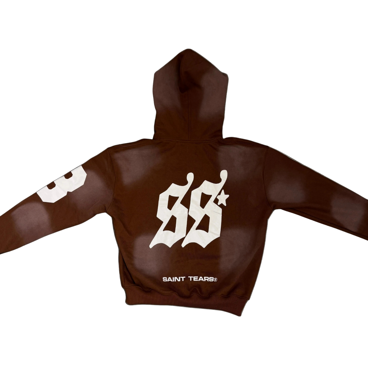 TEARS Zip Hoodie (BROWN) LIMITED