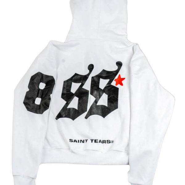 TEARS Zip Hoodie (PABLO WHITE)