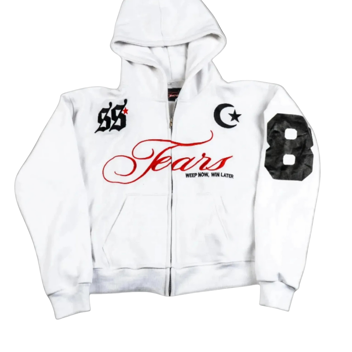 TEARS Zip Hoodie (PABLO WHITE)