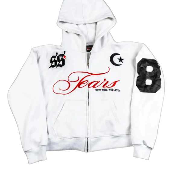 TEARS Zip Hoodie (PABLO WHITE)