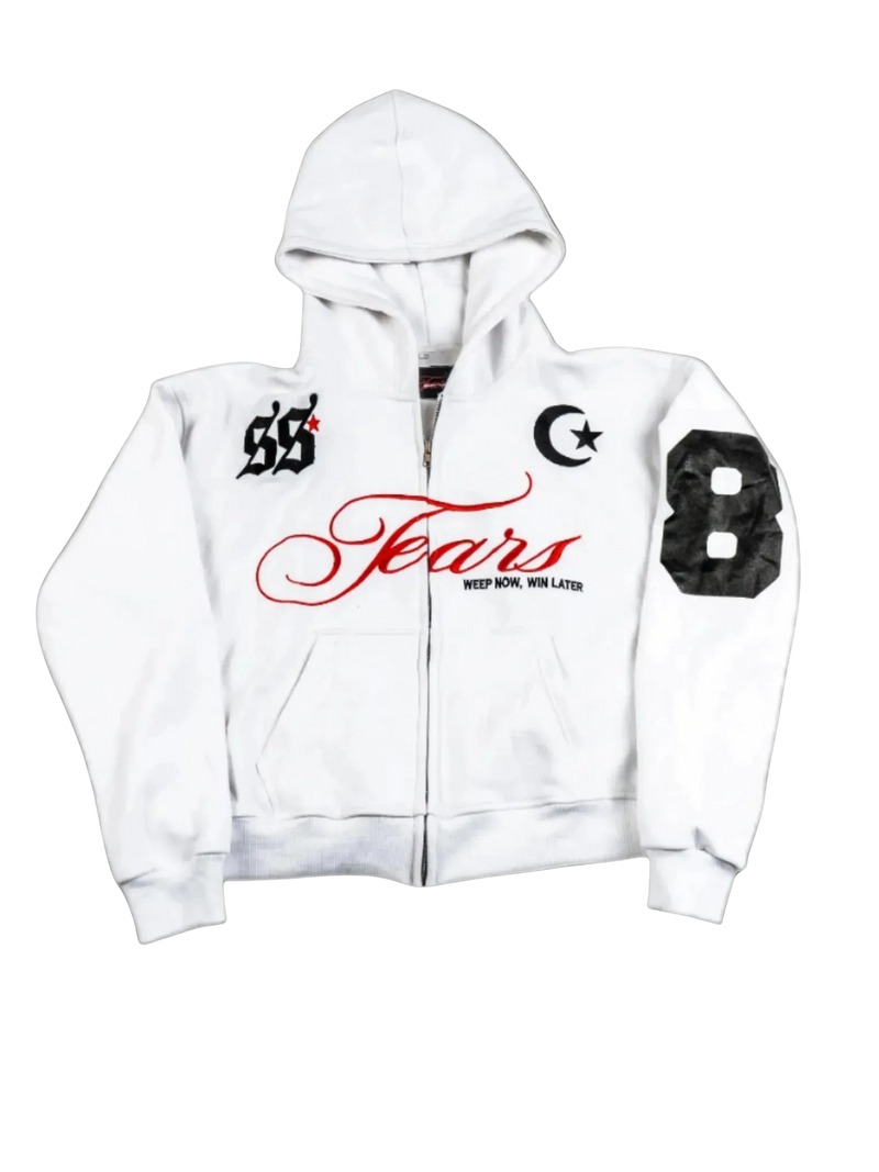 TEARS Zip Hoodie (PABLO WHITE)