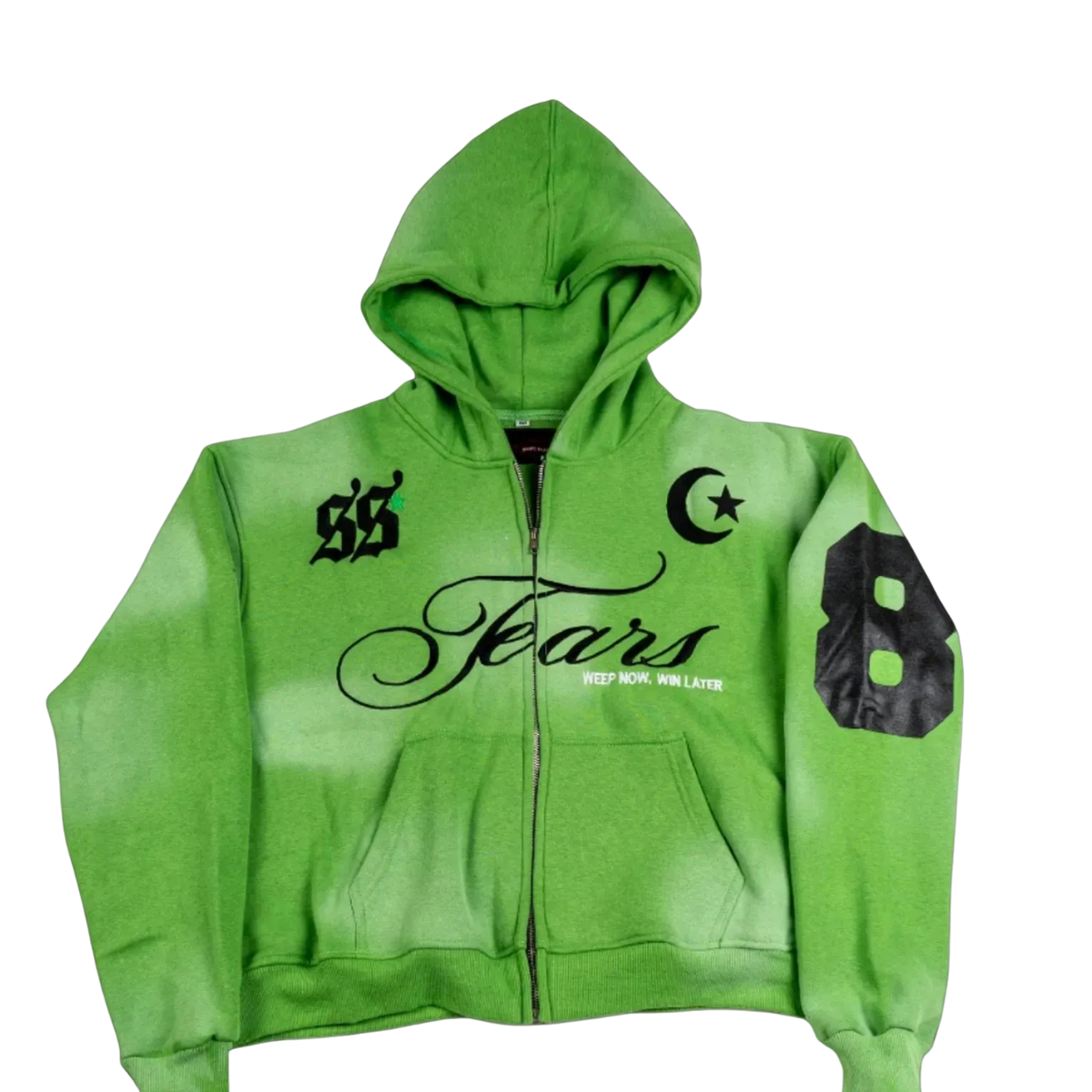 TEARS Zip Hoodie (JADE GREEN)
