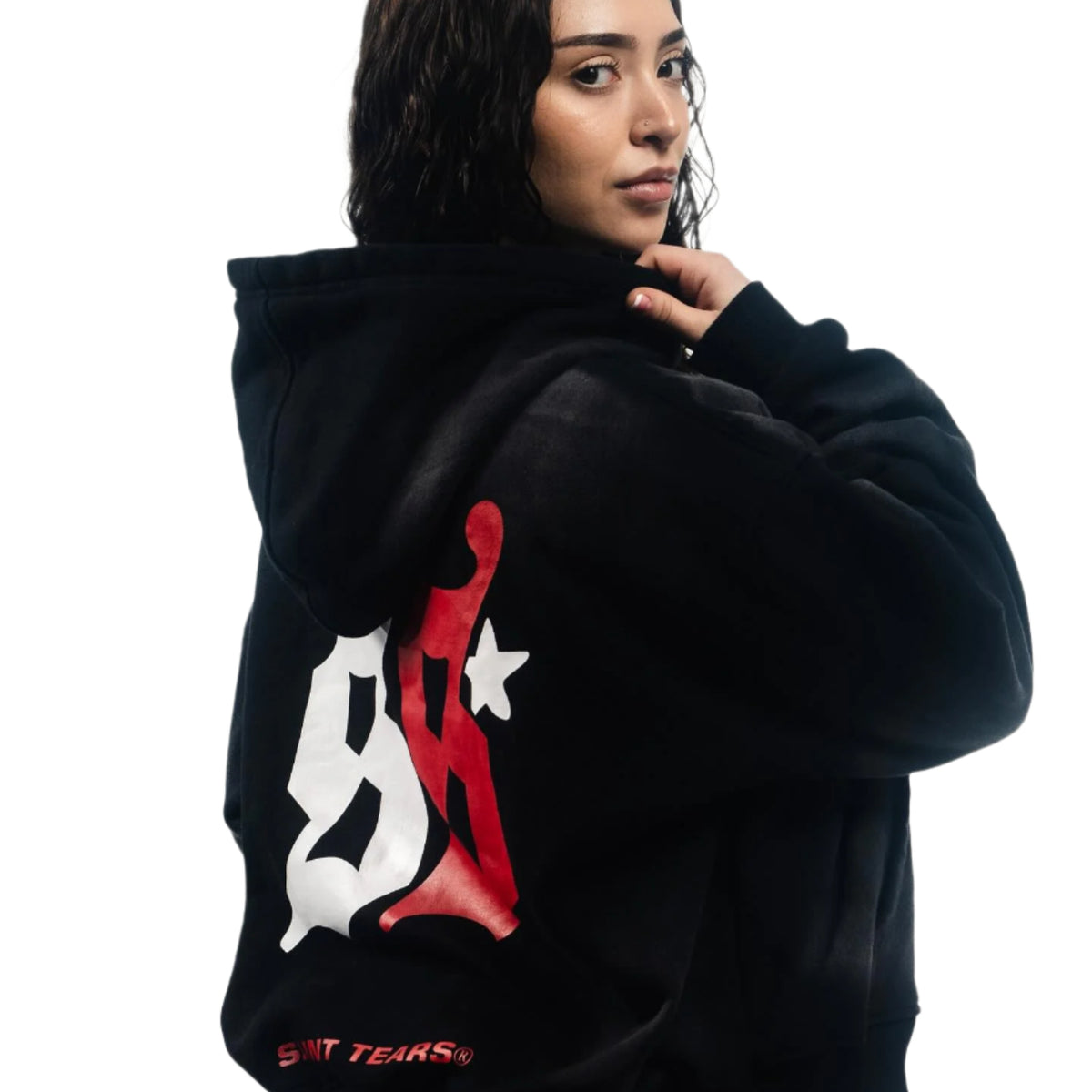 TEARS Zip Hoodie (BLOOD RED)