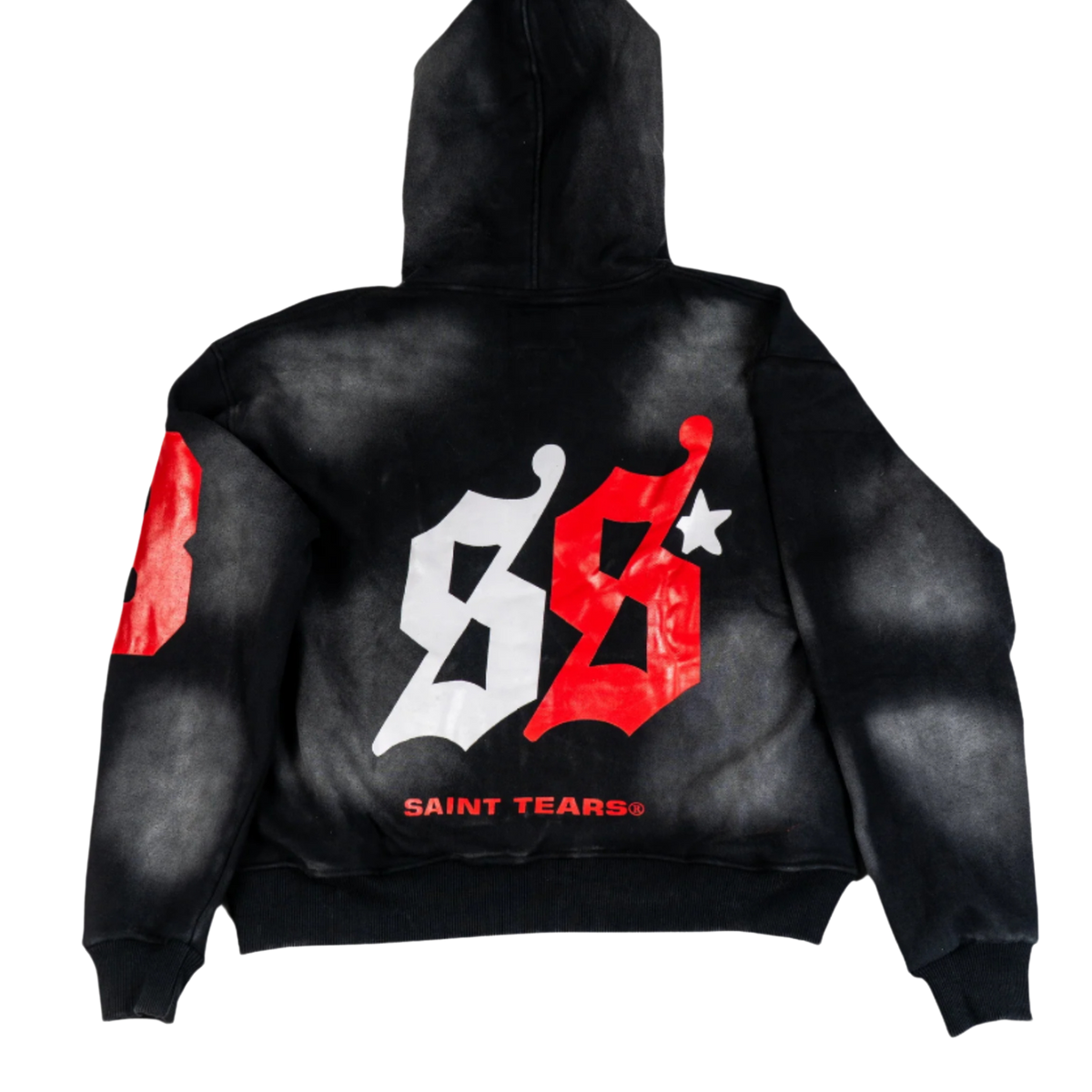 TEARS Zip Hoodie (BLOOD RED)