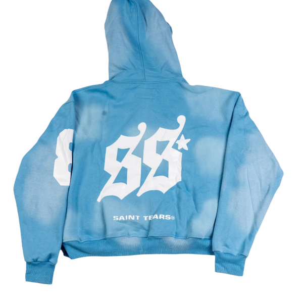 TEARS Zip Hoodie (SKY BLUE)