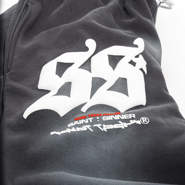 SAINT SINNER SWEATS (BLACK & GREY)