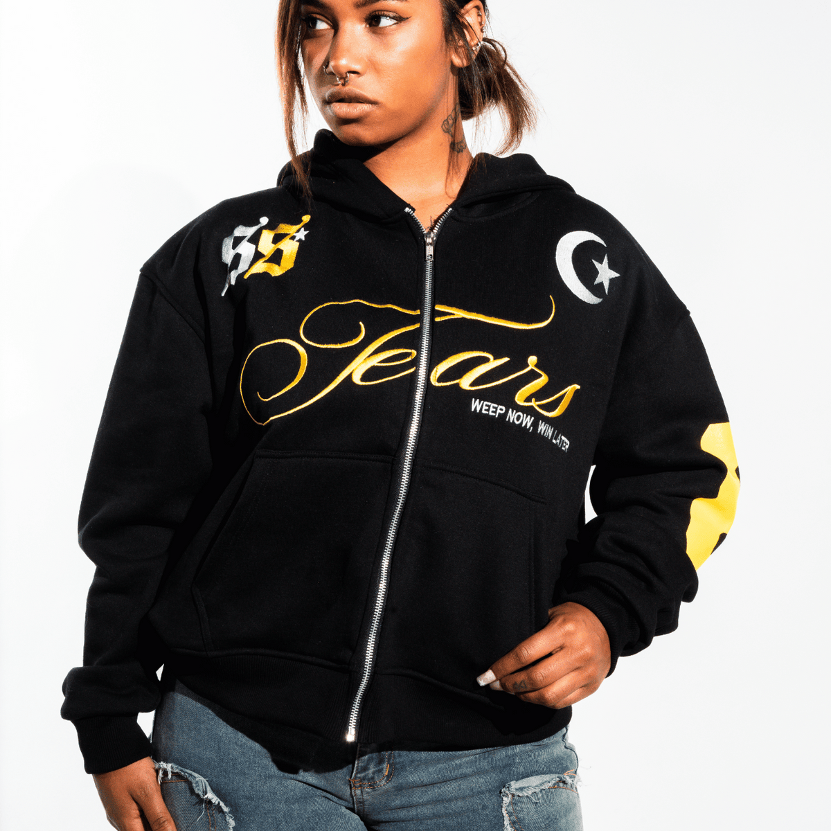 TEARS Zip Hoodie (GOLD)