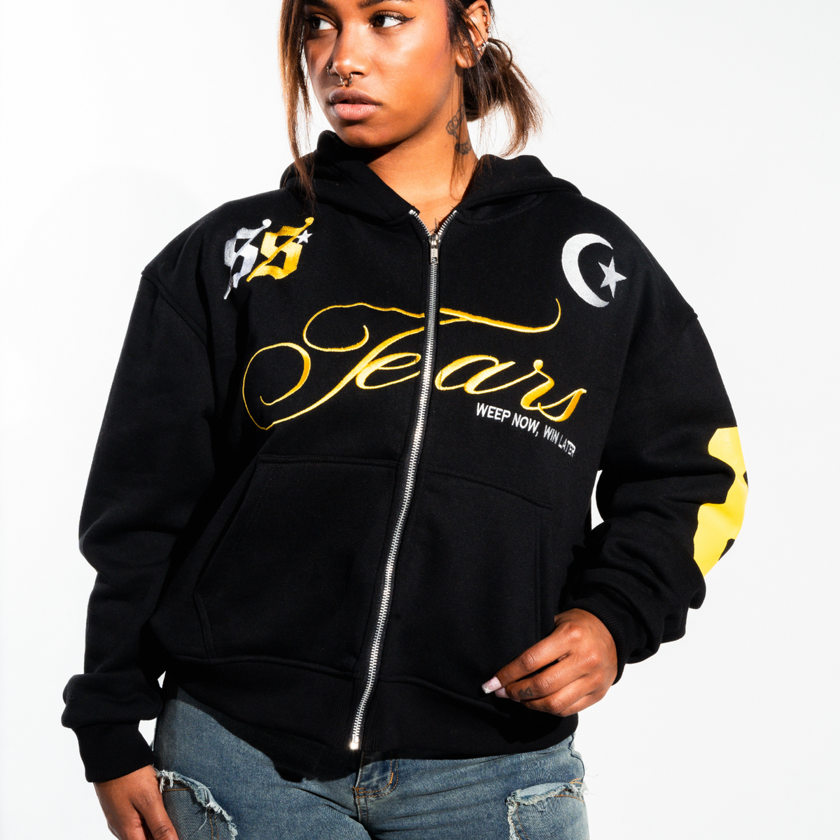 Weep Now Win Later Zip Hoodie
