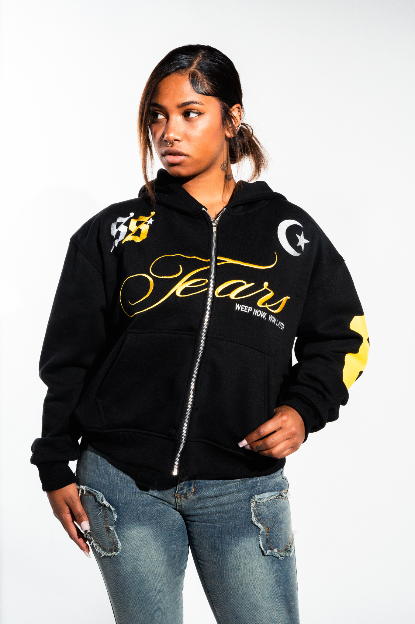 Weep Now Win Later Zip Hoodie