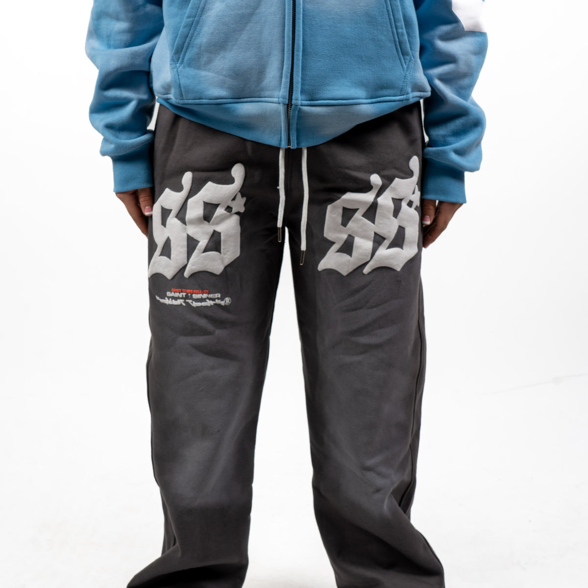 SAINT SINNER SWEATS (BLACK & GREY)