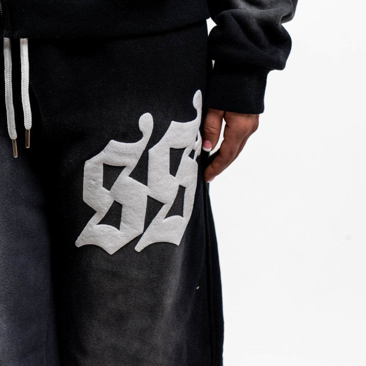 SAINT SINNER SWEATS (BLACK & GREY)