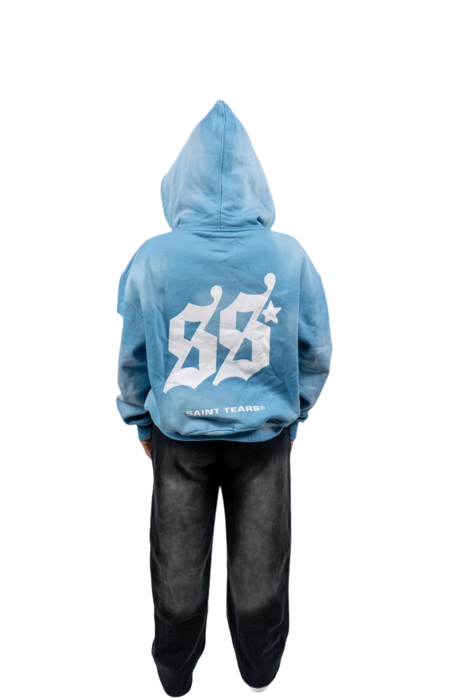 TEARS Zip Hoodie (SKY BLUE)