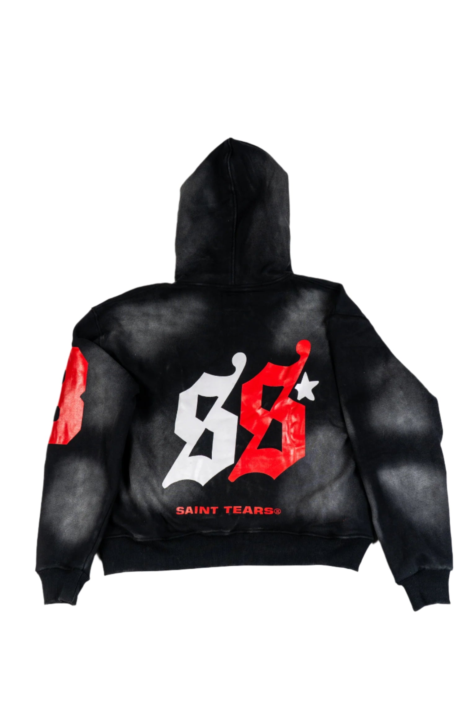 TEARS Zip Hoodie (BLOOD RED)